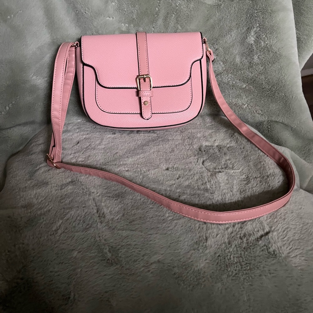 Elegant Pink Crossbody Bag